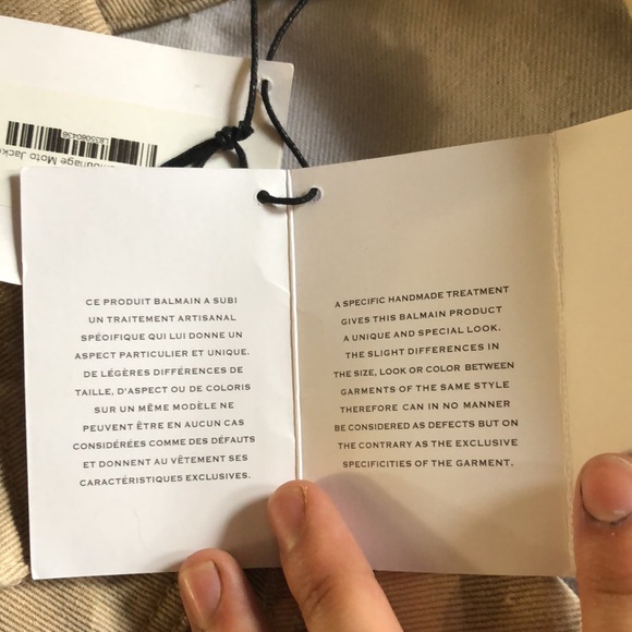 Womens Balmain camo moto jacket - Picture 4 of 7